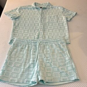 Original Use Mint Crochet Top